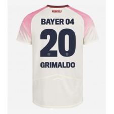 Bayer Leverkusen Alejandro Grimaldo #20 Bortatröja 2025-26 Korta ärmar